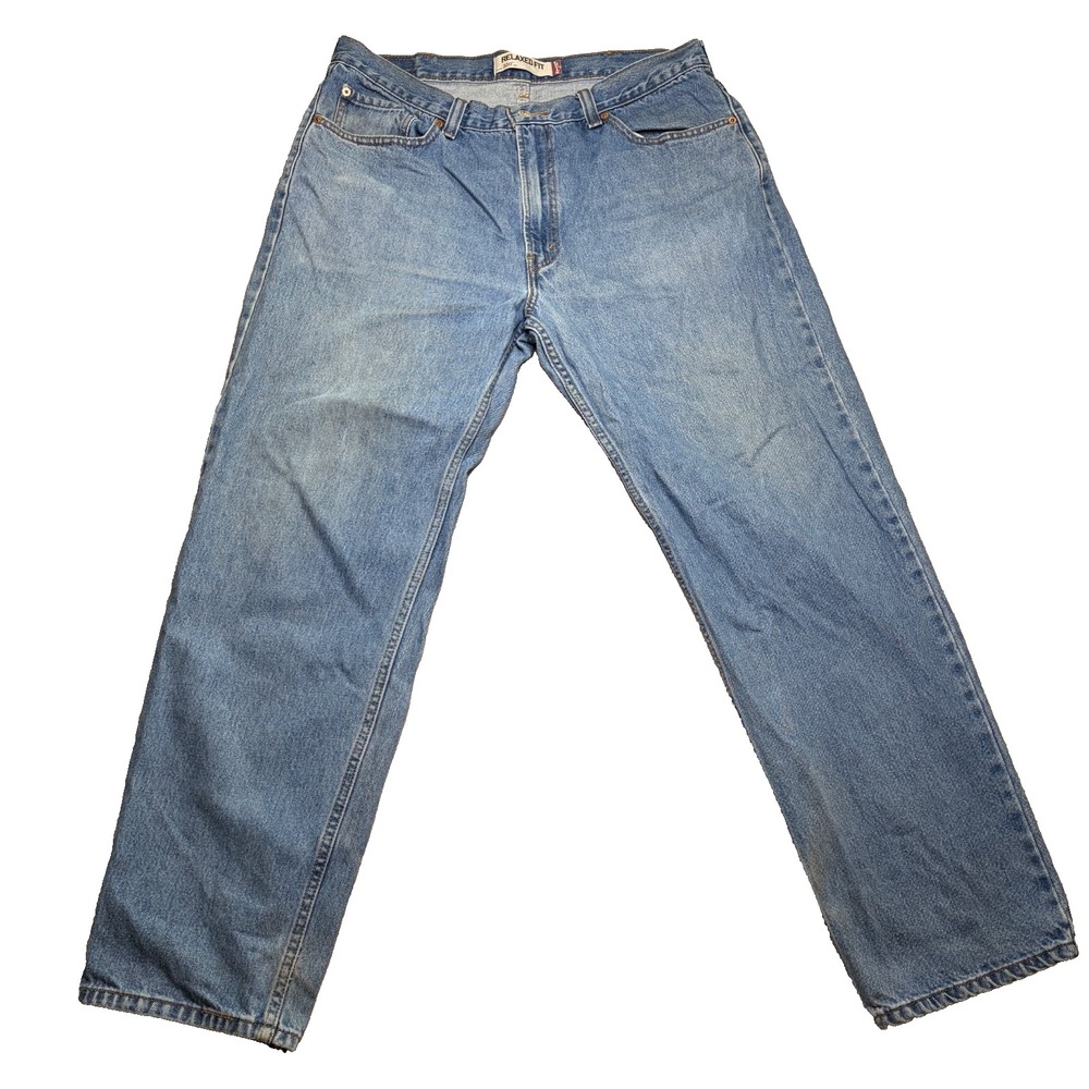 Levis 550 Relaxed Fit (Fits 36x31) Blue Denim Tapered Grunge Y2K Baggy